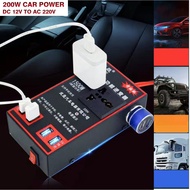 Car Charger Converter Modified chargers Power Inverter DC 12V/24V to AC 220V digital display
