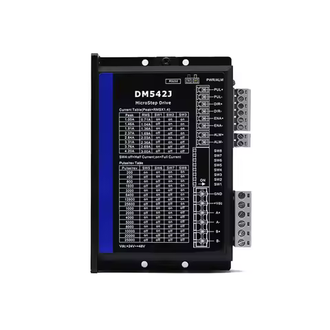 DM542J Stepper Motor Driver DC 24-48V Digital 2 Phase Stepper Motor Drive Module Motor Controller Re