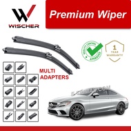 Mercedes Benz C CLASS COUPE C300 2018 - Present Wischer Nano-BOND Wiper Blade (1SET)