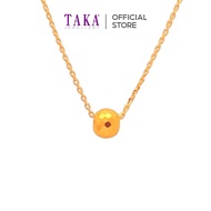 TAKA Jewellery 999 Pure Gold Mosaic Charm with 9K Chain