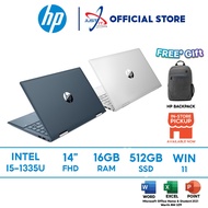 HP Pavilion X360 14-EK1038TU / 14-EK1039TU 14" Touch Laptop ( I5-1335U 16GD4 512SSD / 14" FHD / WIN1
