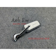 Kính H2C Vuông Xiken NHỰA gắn xe máy kính chiếu hậu xe máy