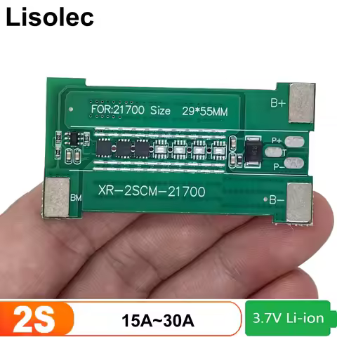 2S BMS 15A 20A 25A 30A 21700 Dedicated Protection Board High Quality MOS High Current for 7.4v 8.4V