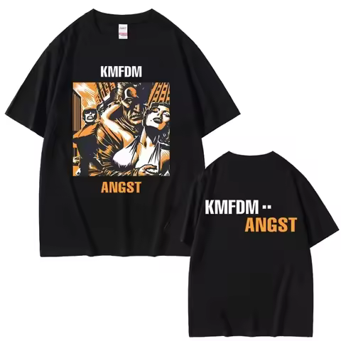 2025 Rock Band Kmfdm Tour 97 Graphic Print T-shirt Summer Men Women Vintage Gothic Punk Streetwear M