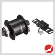 Shimano Hub Dynamo DH-UR705 in Black, 36H, 12mm E-Thru, E2 6V-3.0W, compatible with Center Lock roto