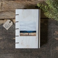 The sea set me free . Notebook Handmade notebook Diary 筆記本 journal