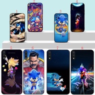 Huawei Y5P Y6P Y8P Y7A Y9A Y8S Y9S Y6 Y7 Y9 Prime 2019 J19 Sonic the Hedgehog anime Soft black phone