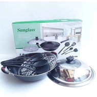 Sunglass Wok 34 CM 7 PCS