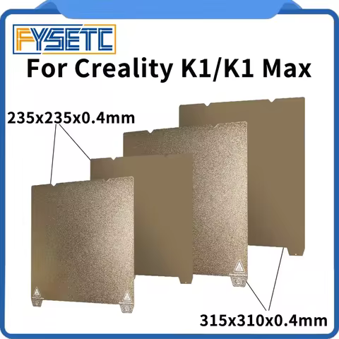 For Creality K1/K1 MAX Ender 3 S1 Pro Ender3 S1/ 5 S1 Double Side Printing 235X235mm/315X310mm Buid 