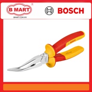 Bosch Flat-Nose Pliers VDE bent 40 200mm / VDE Long Nose Plier bent 40 200mm Professional - 1.600.A0