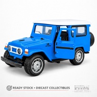 Diecast Alloy Car Model FJ40 HardTop Blue 1:36 - Off-Road Car - Miniature