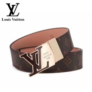 PivM 【Ready stock】new original LV belt luxury brand LV men's belt classic retro cowhide belt business casual fashion Men's belt