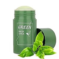 Green Mask Stick, Green Tea Mask Stick for Face, Green Tea Mask Stick Original Green Tea Mask Stick Natural Poreless Deep Cleansing Solid Masks for Skin Care Brightening Moisturising (1 Piece)