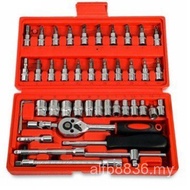 Socket Socket Tool Auto Repair 46 Pieces Fast Ratchet Set Baofei Auto Small 6.3mm 1 Set Small Set Ha