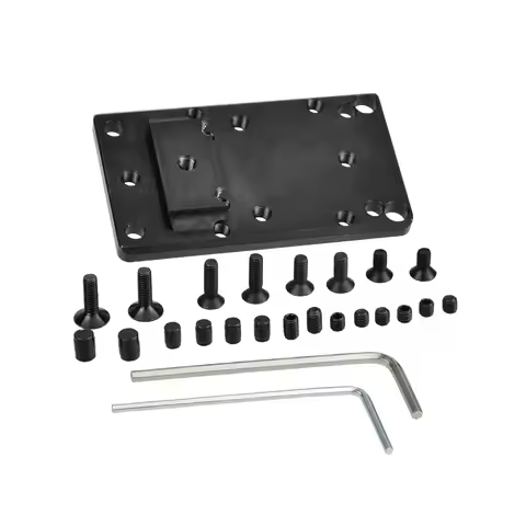 for CZ 75/75B Shadow 1/2/3 Universal Steel Mount Plate Base for Almost Red Dot Sight Mounted Hunting