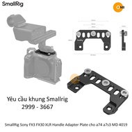 SmallRig Sony FX3 FX30 XLR Handle Adapter Plate for a74 a7s3 MD 4019