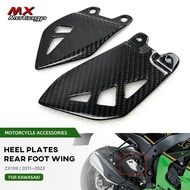 ZX10R Carbon Fiber Heel Guards Rearset For KAWASAKI ZX-10R 2011-2024 ZX 10R 2023 Motorcycle Accessor