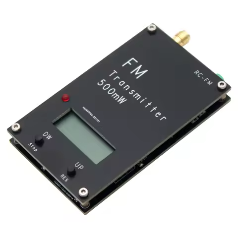 2000M 0.5W FM Transmitter Frequency LCD Display Stereo Digital 76-108M Adjustable Frequency FM Trans