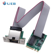 M.2 Network Card 10/100/1000Mbps M.2 A+E To Gigabit Ethernet Card Single Port RJ45 Ethernet Network