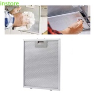 INSTORE Range Hood Filter Screen, Oil-proof Metal Mesh Cooker Hood Grease Filter, Durable Aluminum M
