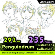 🔥 Digital Illustration Art - Penguindrum 🔥 Anime Figure | CG Art Digital Drawing Book | Smart Drawin