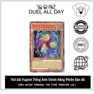 Genuine English Yugioh Card AE Version: CORI-AE104 Yomagna the Fire Phantom (UL)