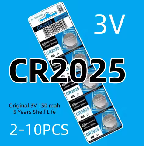 CR2025 High-Capacity Button cell CR 2025 3V Lithium Battery KCR2025 For Car Remote Control Watch But
