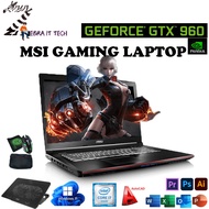 MSI Gaming Laptop - Premium Refurbished MSI GE62-6QC (MS-16J5) Intel Core I7-6700HQ@2.60GHZ ,DDR4 8GB ,GTX960