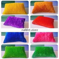 PLAIN GLOSSY RASFUR FUR PILLOW COVER/ SOFT PILLOW COVER UK 43cm x 60cm