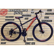 BASIKAL MOUNTINE /MTB 29"INCH/MTB 8 GEAR/BICYCLE 29INCI/2921/HOTTEST MODAL/BASIKAL MOUNTAIN DEWASA