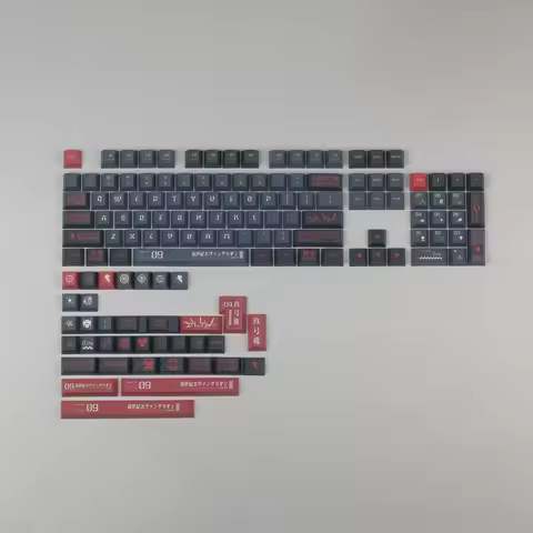 140 Keys Keycaps 5 Face DYE-Subbed Cherry Profile PBT Full Keycap Sets 3U 6.25U 7U Spacebar For Mech