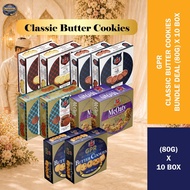 GPR Classic Cookies Bundle/ Mix Cookies /Snack/Gift (80g x 10 box)