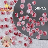 [RiseLargeS] 50PCS 3D Resin Flowers Nail Art Ch Accessories Rose Camellia Nail Decor DIY Nails Decoration Materials Manicure Salon Supply new