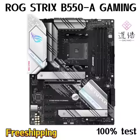 For ASUS ROG STRIX B550-A GAMING Motherboard 128GB HDMI M.2 PCI-E4.0 Socket AM4 DDR4 ATX B550 Mainbo