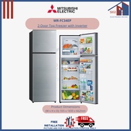 Mitsubishi MR-FC34ET-SSL-P || MR-FC34ET [287L] 2 Door Top Freezer Fridge