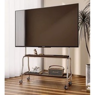 Multifunctional Living Room Mobile TV Stand Floor Stand Movable TV Stand with Wheels Suitable for Hanging 32 to 85inch