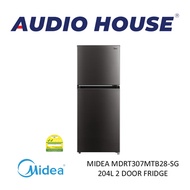 MIDEA MDRT307MTB28-SG 204L 2 DOOR FRIDGE ***2 YEARS WARRANTY BY MIDEA***