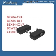 50 Pieces/Batch BZX84-C24 24V Y9W Y9 BZX84-B13 WZ8 13V BZX84-C2V7 WT4 2.7V BCW32 D2 CJ3401 R1 SOT-23