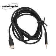 2.5mm to Type C Cable, Lossless Noiseless 4.9ft / 1.5m 2.5mm to USB C Sound Cord, Flexible With Mic 
