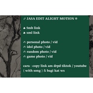 jasa edit video alight motion ( full premium )