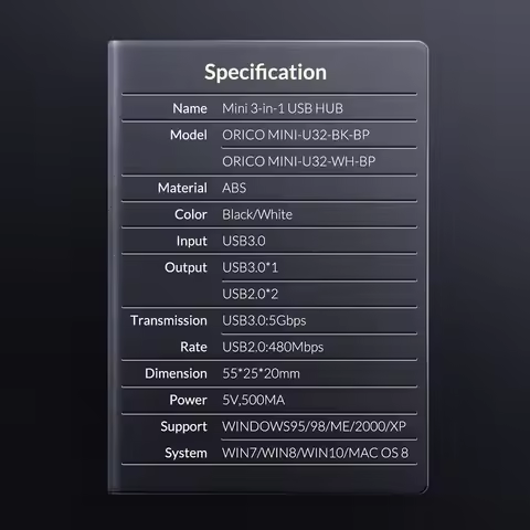 USB 3.0 Mini Hub USB 2.0 Splitter 1 * USB3.0 2 * USB2.0 3-Port USB 3.0 To 3 USB Splitter Hub USB Hub