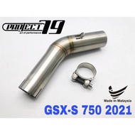 Exhaust Project79 Suzuki GSX-S750 2021 Piping Slip on Stainless Steel Muffler GSX S750 GSXS 750 GSX 