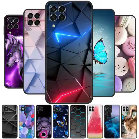 For Samsung Galaxy M33 Case M53 2022 Fashion Silicone Protective Soft TPU Back Case for Samsung M53 