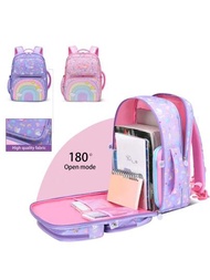 Mochila de unicornio para niñas para preescolar y escuela primaria con diseño lindo multifuncional, gran capacidad