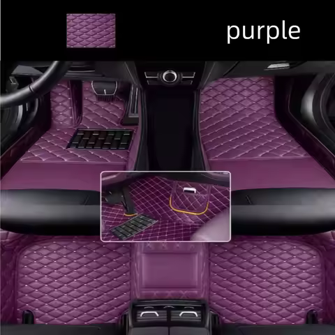 Fashion PU leather For Fit Cadillac Escalade Auto Customized car floor mat Interior Accessories Leat