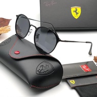 【100% Original】RAY-BAN FERRARI 3602 polarized anti uv protaction / sunglasses black polarized / kaca