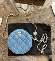 清貨價Chanel 牛仔金球圓餅