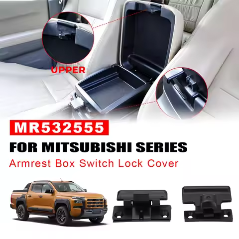 Upper Lower Armrest Box Switch Lock Cover for Mitsubishi Montero Pajero 3 4 MK3 MK4 V60 V70 V80 V90 