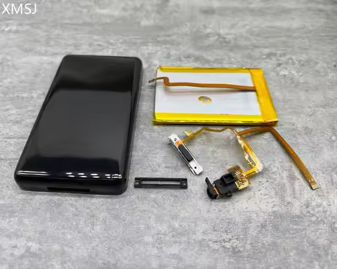 Black Thick Housing Case Cover Battery 1950mAh Headphone Jack For iPod 5th Video 6th 7th Classic SSD