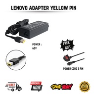 NEW LENOVO ADAPTER YELLOW PIN LAPTOP CHARGER 19.5V 45 W